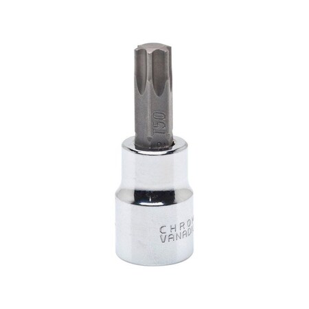 Weller Crescent T50 X 3/8 in. drive 6 Point Standard Torx Bit Socket 1 pc CDTS9N